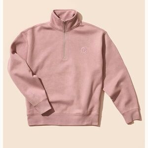 Rare Beauty Quarter Zip Sweatshirt - Medium